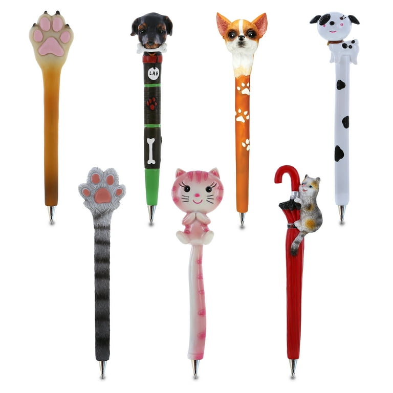 Planet Pens Dogs and Cats Novelty Pen Bundle 4 Pc Set - Unique Kids and  Adults Office Supplies Ballpoint Pen, Colorful Pets Writing Pen for Cool  Stationery School and Office Desk Accessories 
