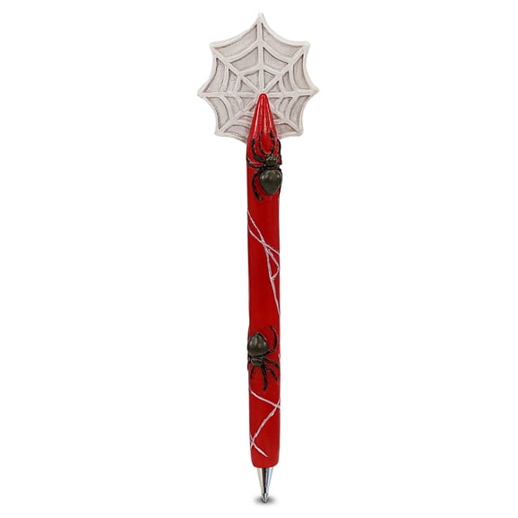 Planet Pens Halloween Spider Writing Pen Cute 3D Spider Ballpoint Pen for Journaling, School, Office Supplies, Spooky Horror Novelty Gift for Kids and Adults