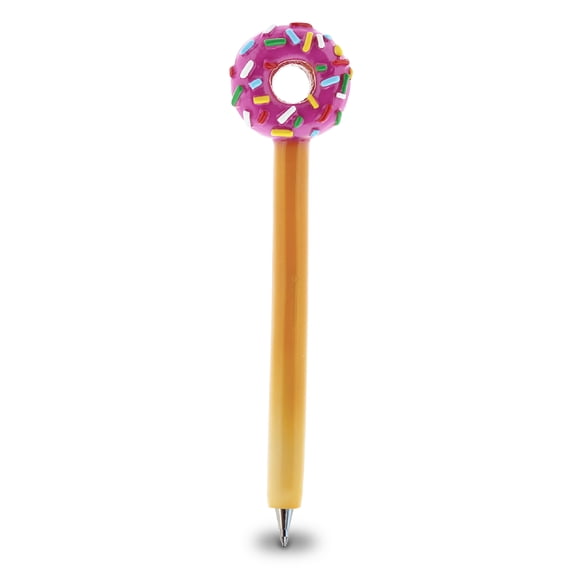 Planet Pens Pink Donut Novelty Pen - Unique Kids & Adults Office Supplies Ballpoint Pen, Colorful Sprinkles Sweet Treat Pen