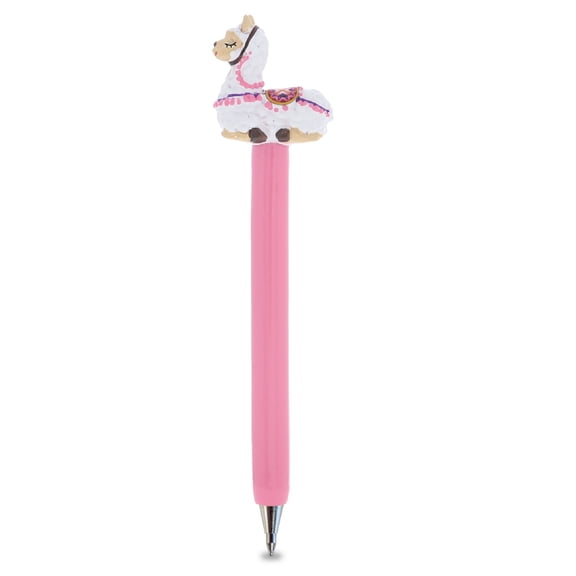Planet Pens Pink Llama Novelty Pen -Fun & Unique Kids & Adults Office Supplies Ballpoint Pen, Wildlife Farm Animal Writing Pen Instrument For Cool Stationery School & Office Desk Decor Accessories