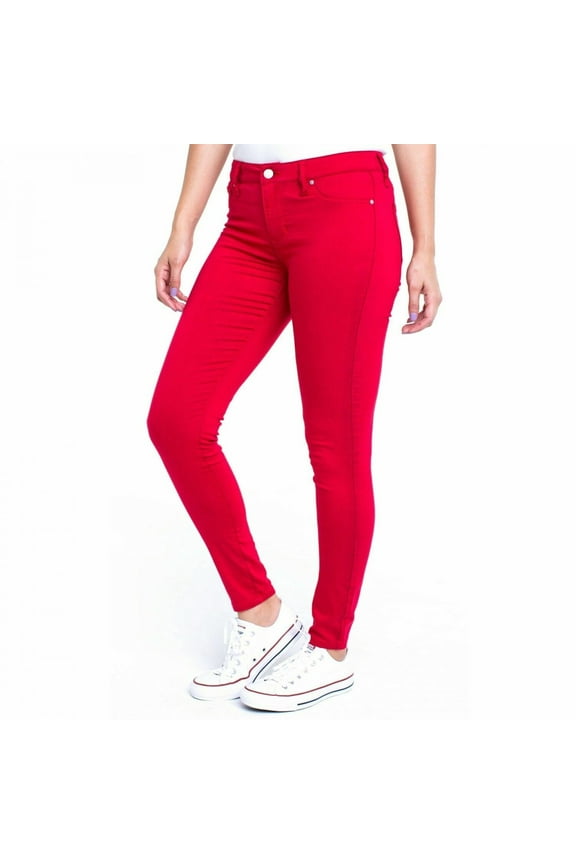 Super Soft Jeggings Juniors' SIZE 9/29 TRUE RED