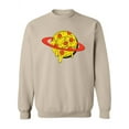 thumbnail image 1 of Planet Pizza In Space. Sweatshirt Women -Image by Shutterstock, Female XX-Large, 1 of 4