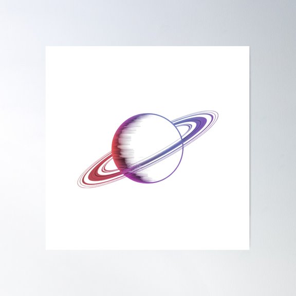 Planet Poster Wall Art, Modern Wall Decor For Living Room Bedroom, 30x30 UNFRAMED