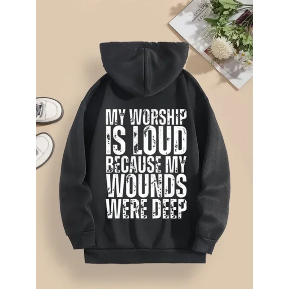 Planet Print 1 Side Hoodie S-5Xl Pocket