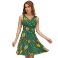 thumbnail image 1 of Planet Print Space Earth Astronomy Science Green Sundress Sleeveless Dress Summer Women Clothes Dress for Women Dresses, 1 of 7
