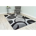 thumbnail image 1 of Planet Rugs Premium 3D Thick Abstract Indoor Area Rug 1062 Grey 5'3''x7'6'', 1 of 10