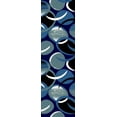 thumbnail image 1 of Planet Rugs Premium 3D Thick Abstract Indoor Area Rug 1062 Navy Blue 2'2''x7'4'', 1 of 3