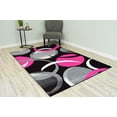 thumbnail image 1 of Planet Rugs Premium 3D Thick Abstract Indoor Area Rug 1062 Pink 2'7'' X 4', 1 of 10