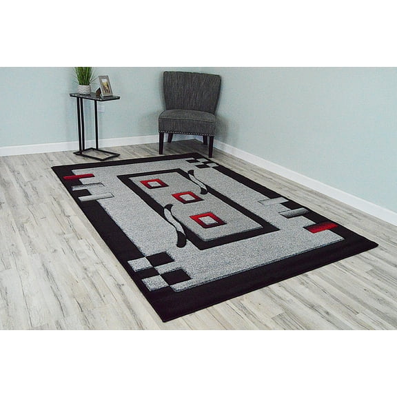 Planet Rugs Premium 3D Thick Abstract Indoor Area Rug 1347
