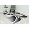 thumbnail image 1 of Planet Rugs Premium 3D Thick Abstract Indoor Area Rug 2305 Sand Gray 5'3''x7'6'', 1 of 11