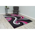 thumbnail image 1 of Planet Rugs Premium 3D Thick Abstract Indoor Area Rug 327 Pink 7'9''x10'8'', 1 of 10