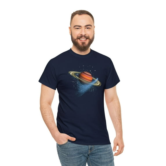 Planet Saturn - Unisex Heavy Cotton Tee