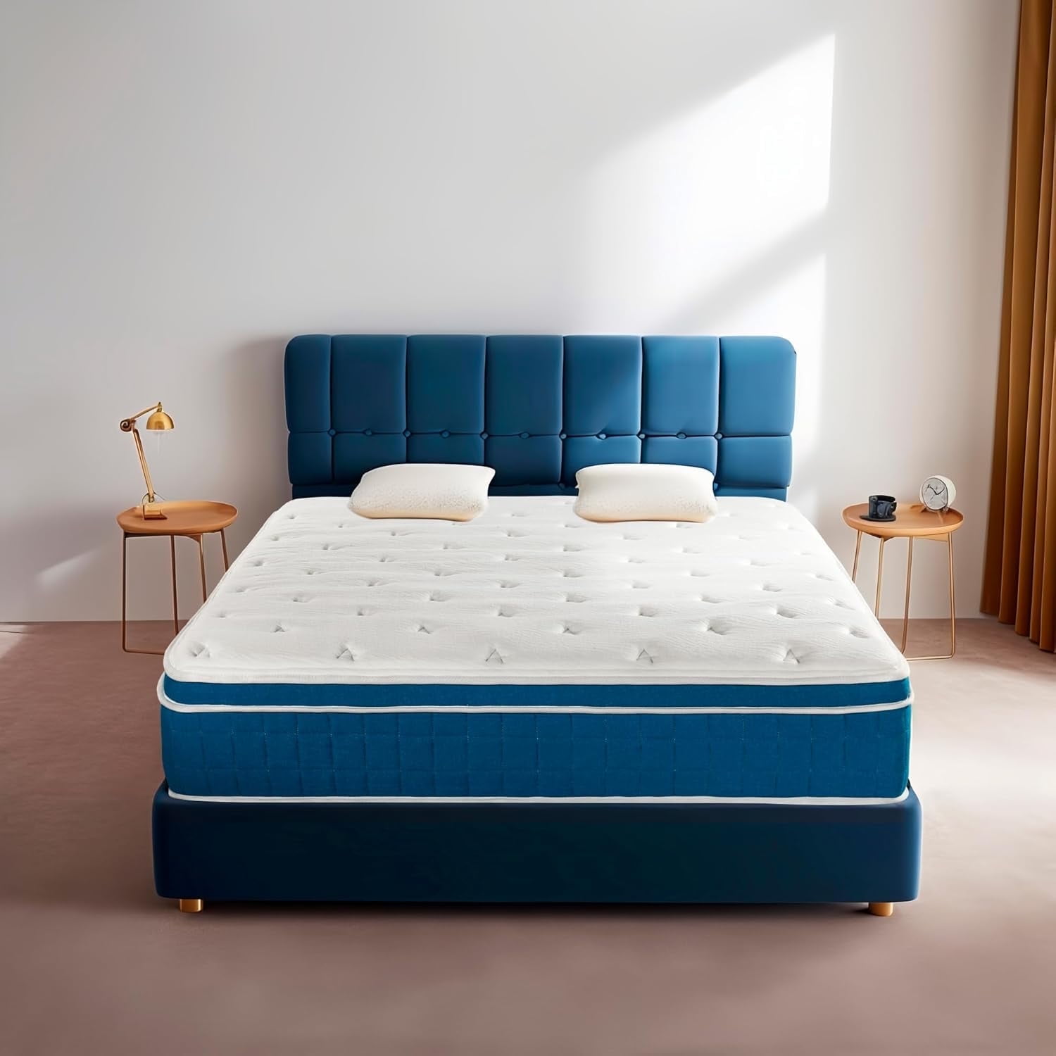 Sleepings 10" Cal King Hybrid Gel Foam Mattress, Bed in a Box