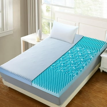 Planet Sleepings 3 inch Gel Memory Foam Mattress Topper, Breathable Cover, Queen