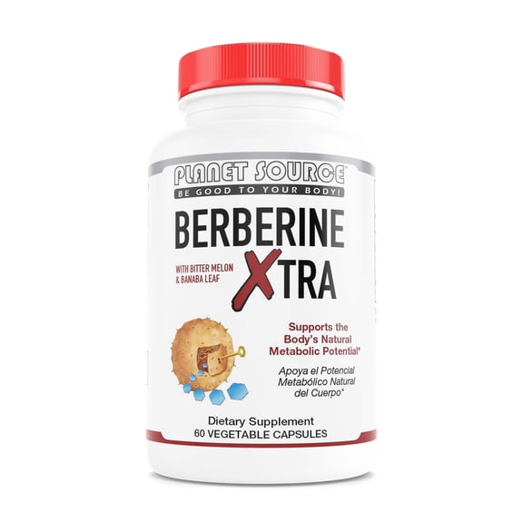 Planet Source Berberine Xtra w/Bitter Melon & Banaba Extracts