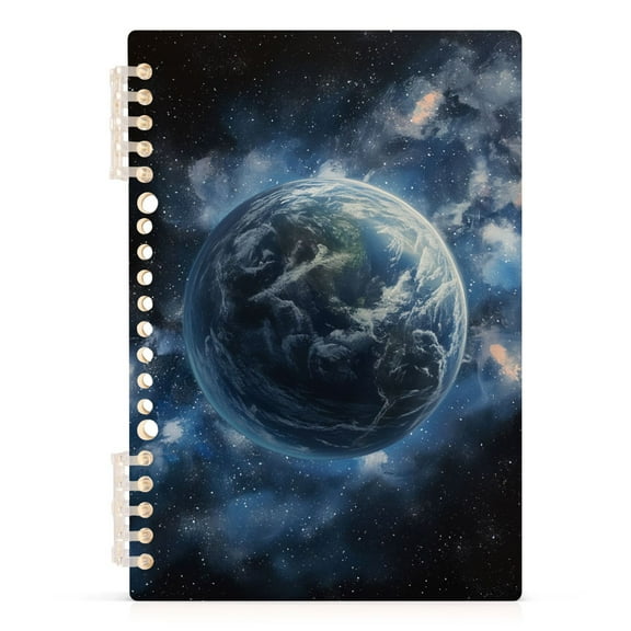 Planet Space Spiral Journal Notebook College Ruled Notebook 8.3" x 5.7" A5 Lined Thick Paper Page