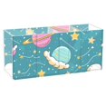 thumbnail image 1 of Planet Star Cloud Acrylic Pencil Pen Holder Cup 4 Compartments Desktop Organiser 7.87"x2.78"x3.54", 1 of 7