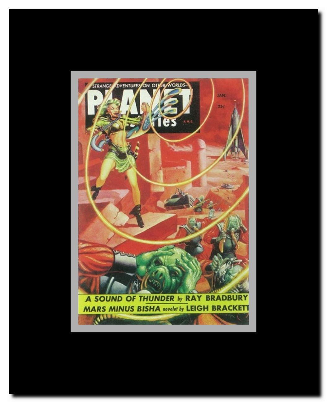 Planet Stories (Pulp) Framed Movie Poster