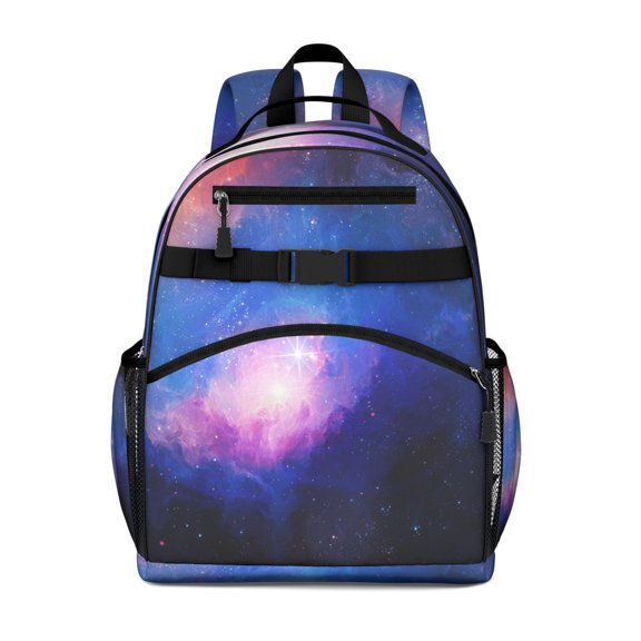 Planet Student Backpack Adjustable Shoulder Straps Chest Buckle Lightweight Durable School Backpack