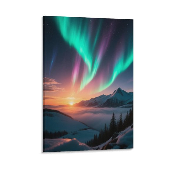Planet Universe Galaxy Poster (14) Canvas Poster Wall Art Picture Prints Hanging Photo Gift Decor Home Posters Artworks 12x18inch(30x45cm)