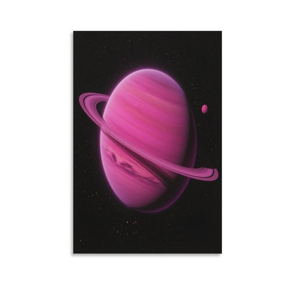 Planet Universe Galaxy Poster (6) Canvas Poster Wall Art Picture Prints Hanging Photo Gift Decor Home Posters Artworks 12x18inch(30x45cm)