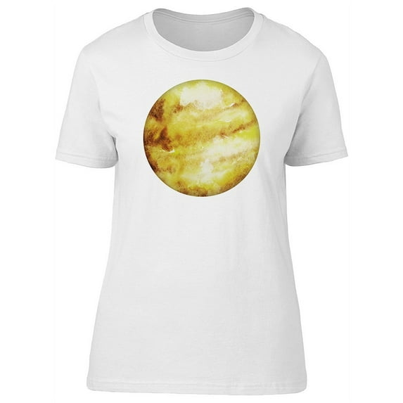 Planet Venus In Watercolor T-Shirt Women -Image by Shutterstock, Female Small
