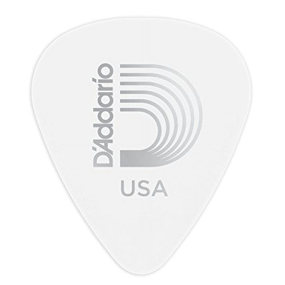 Planet Waves 10 White Celluloid Guitar Picks, Heavy
