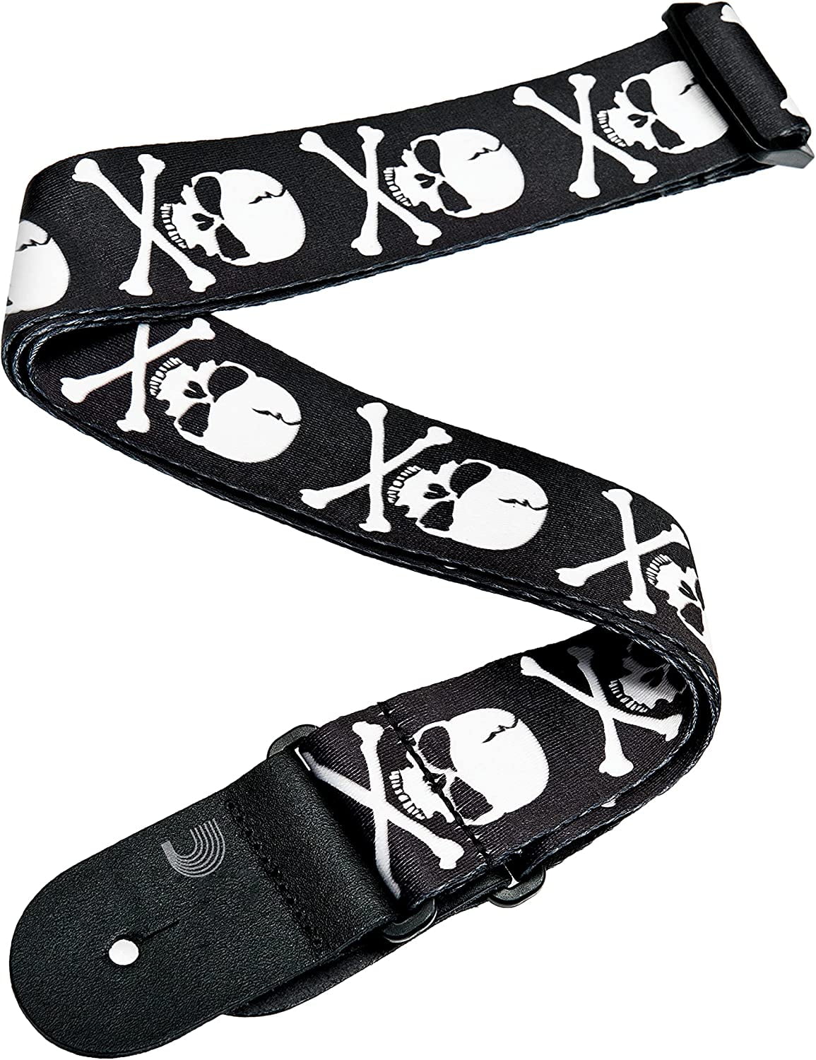 Planet Waves 50H01 Woven Cross Bone Skull Electric Guitar Strap
