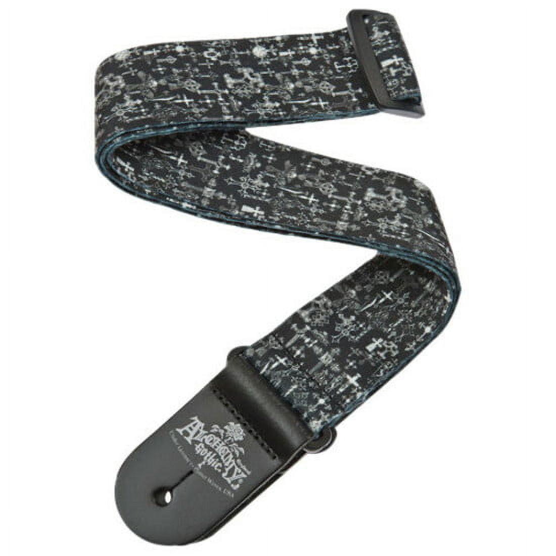 Alchemy Guitar Strap, Gothic Crosses