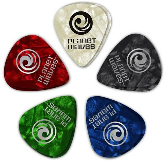 D'Addario Planet Waves Celluloid Pearl Assortment Guitar Picks 100 Packs