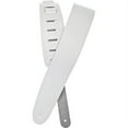 thumbnail image 1 of Basic Classic Leather Guitar Strap, White, 1 of 3