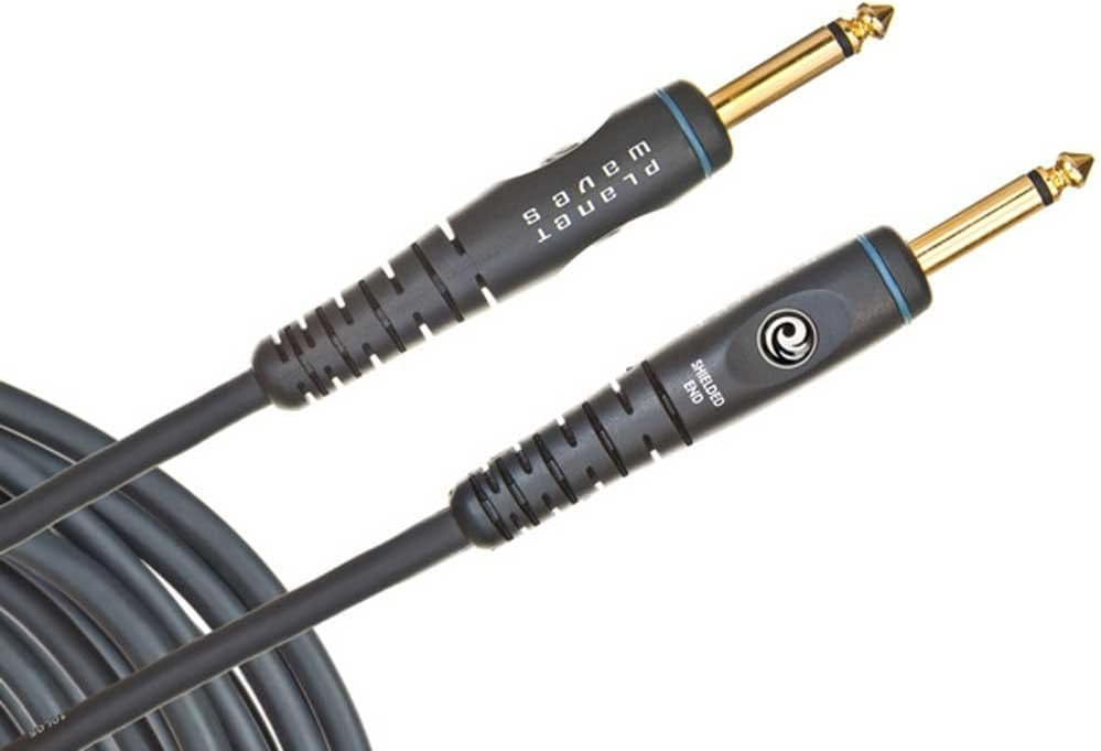 Planet Waves Instrument Cable -2 Feet with Comression Spring Plugs