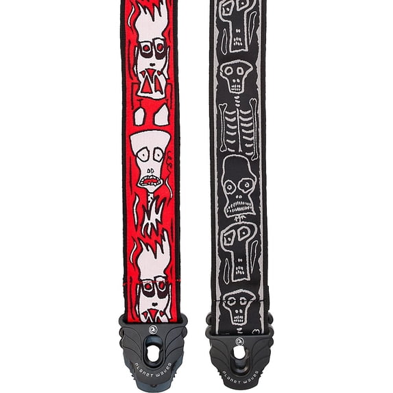 Planet Waves Joe Satriani Planet Lock Guitar Strap, Up In Flames