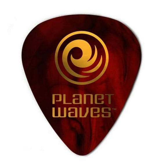 D'Addario Planet Waves Shell-Color Celluloid Guitar Picks - 25 Picks