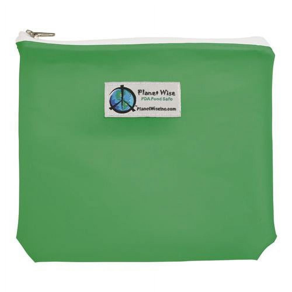 Wise Reusable Tinted Zipper Sandwich Bag Green