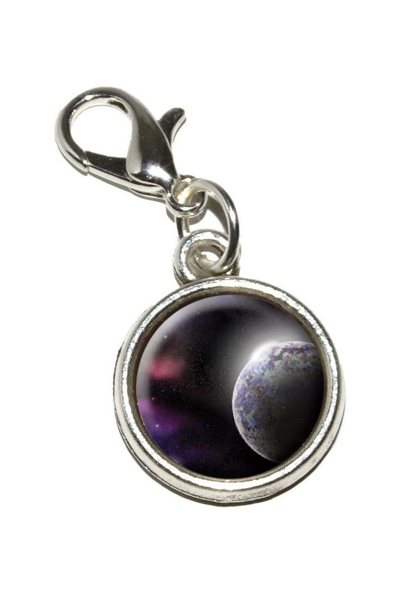 Planet in Space - Nebula Stars Cosmic Bracelet Charm