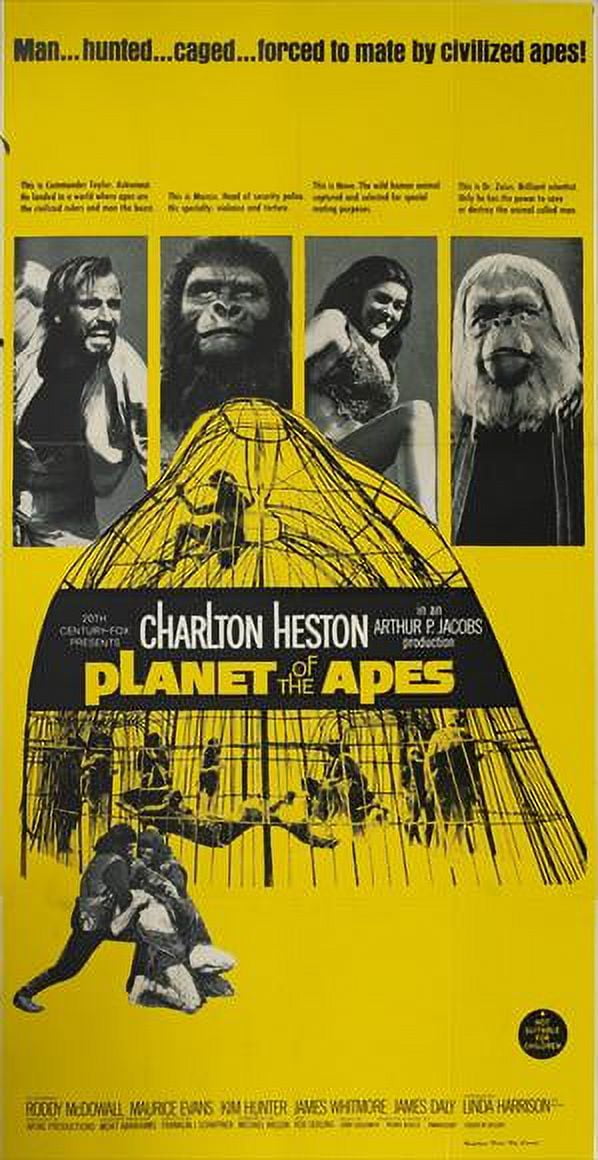 猿の惑星planet of the apes movie poster PLANET OF THE APES - 11x17 Framed Movie Poster - Walmart.com