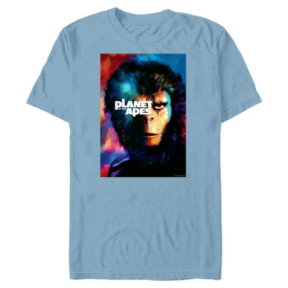 Planet of the Apes 1968 Cornelius Original Movie Poster Art - Short Sleeve Blended T-Shirt for Adults - Customized-Ocean Blue
