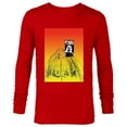 thumbnail image 1 of Planet of the Apes 1968 Dr Zaius and Cage Vintage Poster Art - Long Sleeve T-Shirt for Men - Customized-New Red, 1 of 5