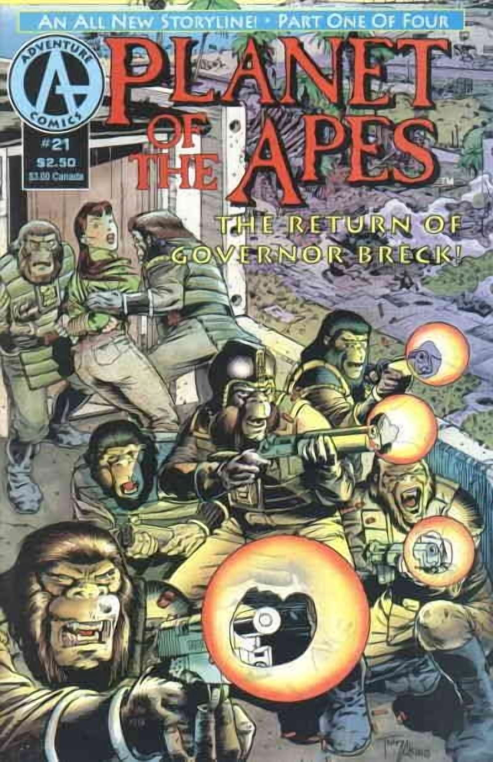 Planet of the Apes (2nd series) #21 VF ; Adventure Comic Book