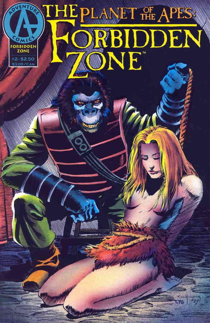 Planet of the Apes: Forbidden Zone #2 VF ; Adventure Comic Book