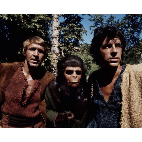 Planet of the Apes Roddy McDowall James Naughton Ron Harper close up TV 24x36 Movie Poster