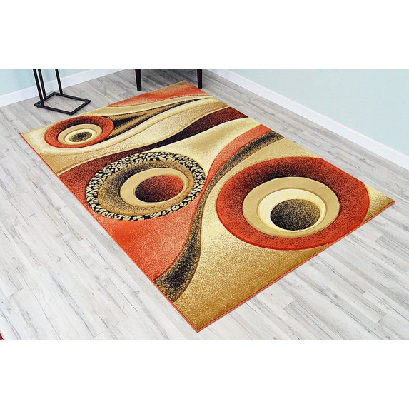 PlanetRugs Planet Rugs Premium 3D Thick Abstract Indoor Area Rug 1504