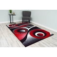 thumbnail image 1 of PlanetRugs Planet Rugs Premium 3D Thick Abstract Indoor Area Rug 1504, 1 of 12
