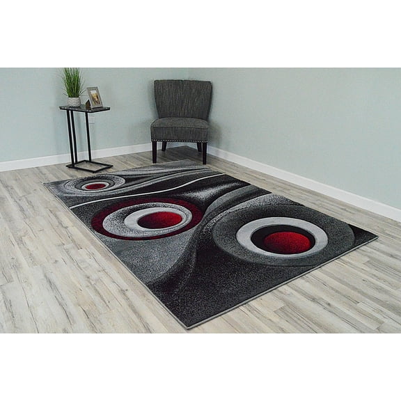 PlanetRugs Planet Rugs Premium 3D Thick Abstract Indoor Area Rug 1504