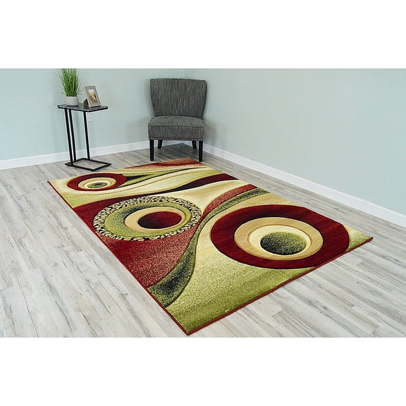 PlanetRugs Planet Rugs Premium 3D Thick Abstract Indoor Area Rug 1504