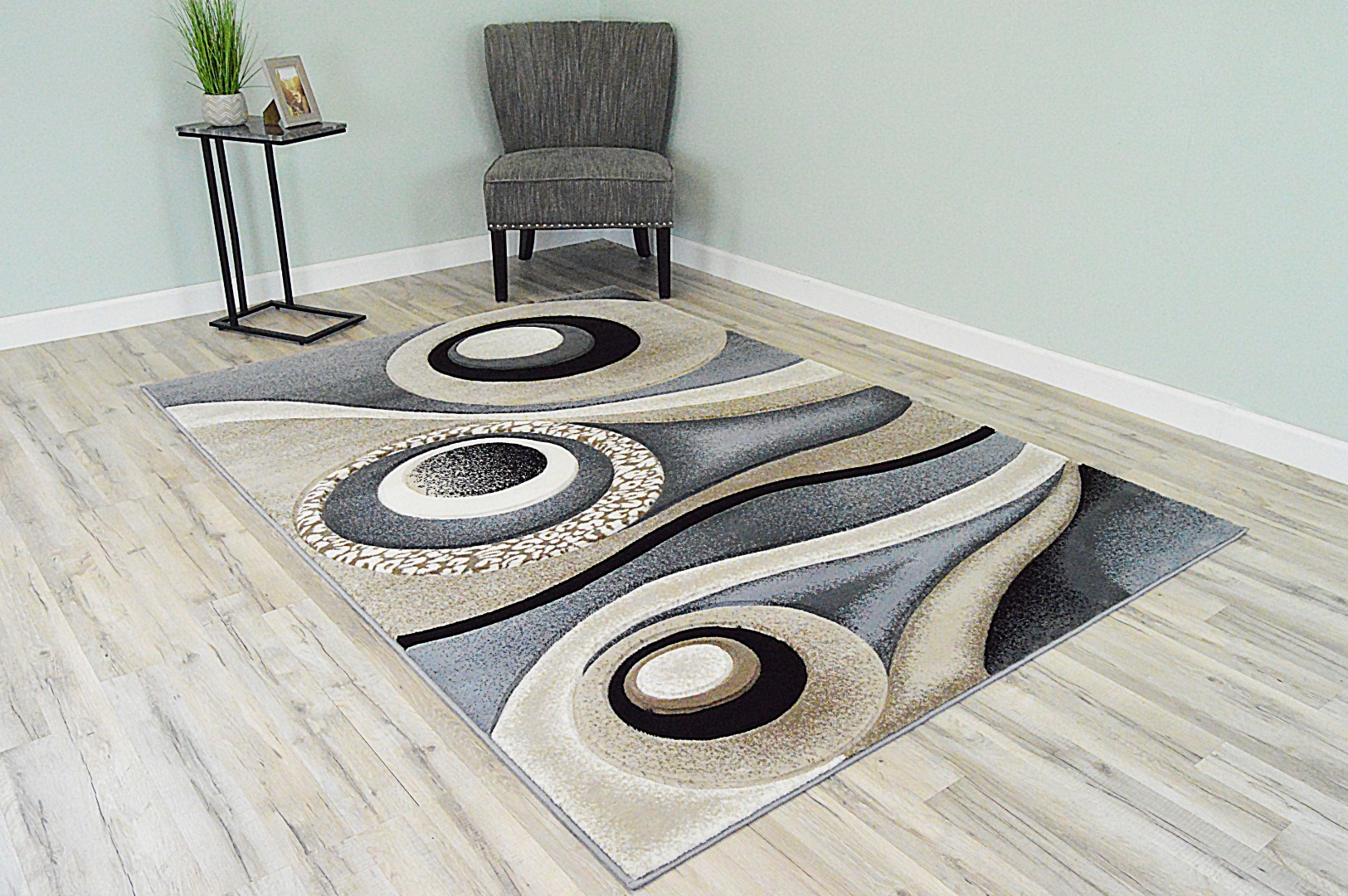 PlanetRugs Planet Rugs Premium 3D Thick Abstract Indoor Area Rug 1504 ...