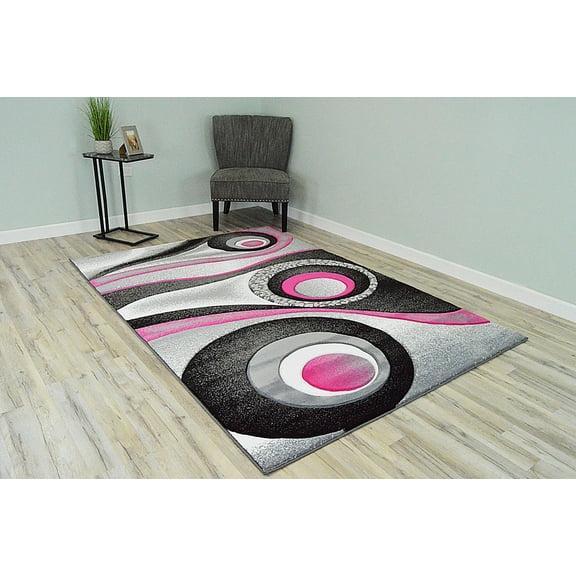 PlanetRugs Planet Rugs Premium 3D Thick Abstract Indoor Area Rug 1504