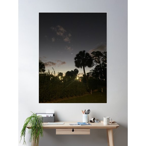 Planetary Alignment Poster Wall Art, Modern Wall Decor For Living Room Bedroom, 12x18 UNFRAMED