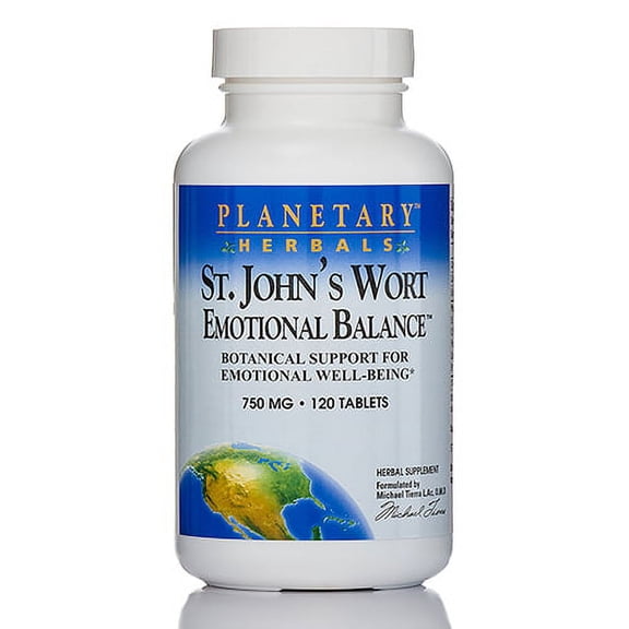 Planetary Formulas Planetary Formulas St. John's Wort Emotional Balance, 120 ea